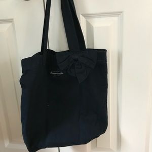 Navy Abercrombie bag with bow